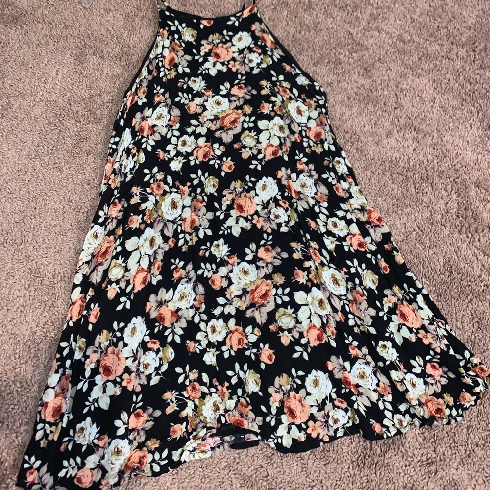 Black with flowers Dress